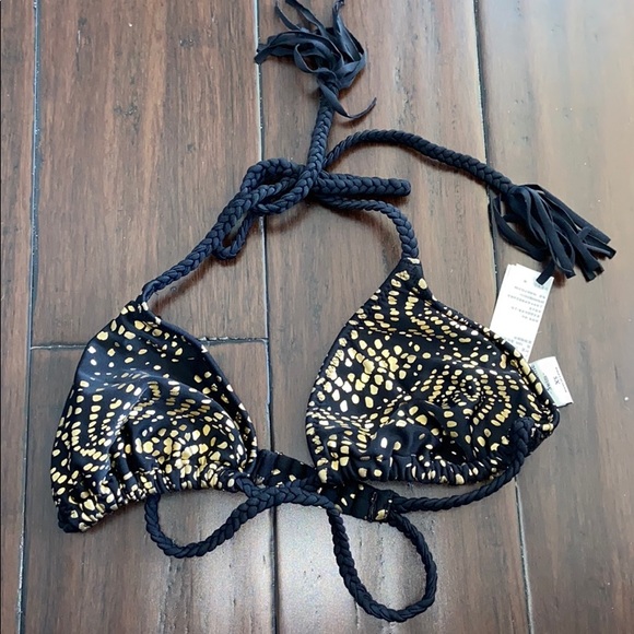 Abercrombie Swim black and gold bikini set - Picture 4 of 6